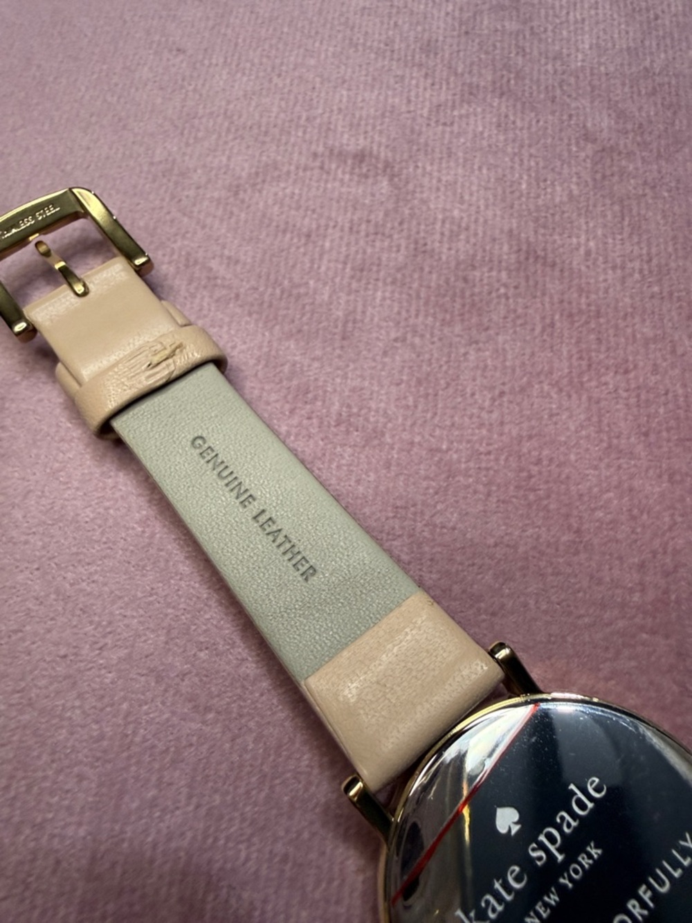 kate spade New York Gold & Beige Leather Watch - Picture 5 of 8
